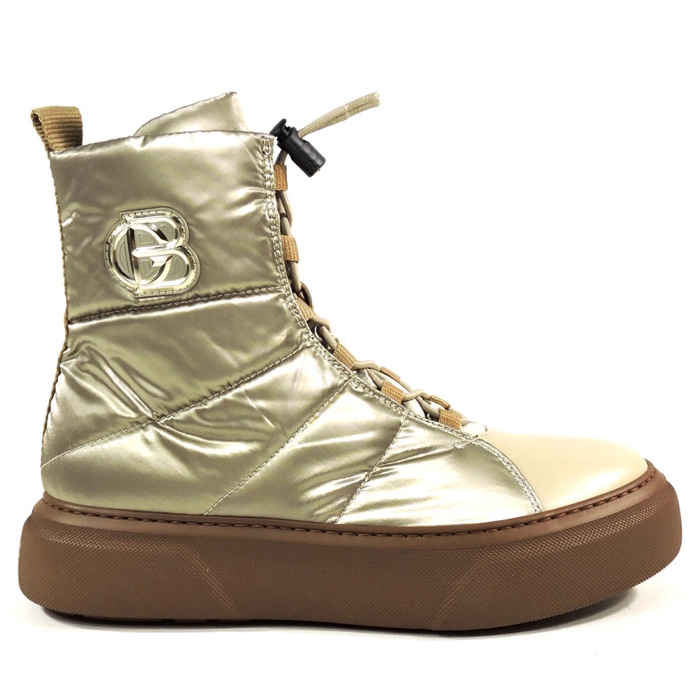 BALDININI🇮🇹WOMEN'S BEIGE WINTER BOOTIE - Picture 4 of 10